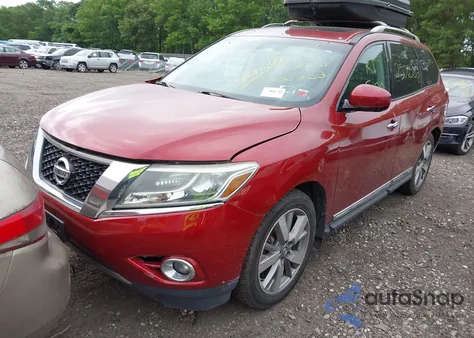 2014 Nissan Pathfinder Platinum из США, поврежденный, VIN 5N1AR2MM0EC666232